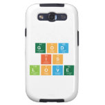 God
 is
 love  Samsung Galaxy S3 Cases
