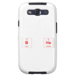 B He  Samsung Galaxy S3 Cases