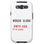 BOSCO  CLOSE    Samsung Galaxy S3 Cases