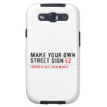 make your own street sign  Samsung Galaxy S3 Cases