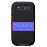 nessi<3  Samsung Galaxy S3 Cases