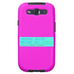 Brenna Smith Wright Rd.  Samsung Galaxy S3 Cases