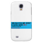 3rd Davyhulme Scout & Guide Band  Samsung Galaxy S4 Cases