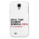 royal tank regiment memorial  Samsung Galaxy S4 Cases