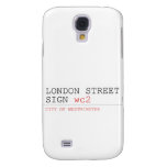 LONDON STREET SIGN  Samsung Galaxy S4 Cases