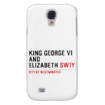 king george vi and elizabeth  Samsung Galaxy S4 Cases