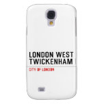 LONDON WEST TWICKENHAM   Samsung Galaxy S4 Cases