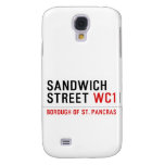 Sandwich Street  Samsung Galaxy S4 Cases