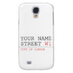 Your Name Street  Samsung Galaxy S4 Cases