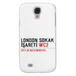 LONDON SOKAK İŞARETİ  Samsung Galaxy S4 Cases