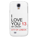I Love You  Samsung Galaxy S4 Cases