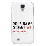 Your Name Street  Samsung Galaxy S4 Cases