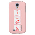 I
 Lv
 U  Samsung Galaxy S4 Cases