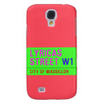 lyricas Street  Samsung Galaxy S4 Cases