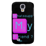 Whatssupp
 My
 Friend ?  Samsung Galaxy S4 Cases