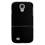 keep the streets gold and never let go       Samsung Galaxy S4 Cases