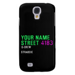 Your Name Street  Samsung Galaxy S4 Cases