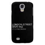 LONDON STREET SIGN  Samsung Galaxy S4 Cases