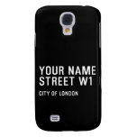 Your Name Street  Samsung Galaxy S4 Cases