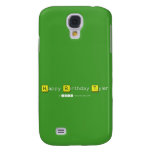 Happy Birthday Tyler  Samsung Galaxy S4 Cases
