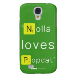 'Nolla 
 loves
 Popcat'  Samsung Galaxy S4 Cases