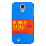 Minion Street  Samsung Galaxy S4 Cases