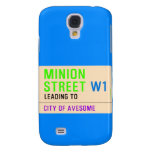 Minion Street  Samsung Galaxy S4 Cases
