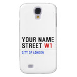 Your Name Street  Samsung Galaxy S4 Cases