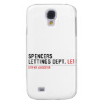 Spencers Lettings Dept.  Samsung Galaxy S4 Cases