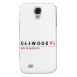 O-L-I-W-O-O-D  Samsung Galaxy S4 Cases