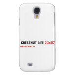  Chestnut Ave  Samsung Galaxy S4 Cases