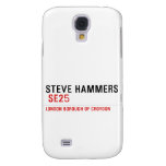 steve hammers   Samsung Galaxy S4 Cases