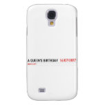 A Queen's birthday   Samsung Galaxy S4 Cases