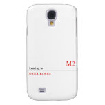 I LOVE MONiCA.SY  Samsung Galaxy S4 Cases