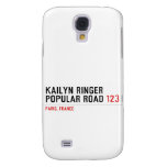 Kailyn ringer Popular road  Samsung Galaxy S4 Cases