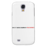 Dikat Et BurasI DemİrkapI  Samsung Galaxy S4 Cases
