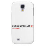 karibu breakfast  Samsung Galaxy S4 Cases