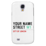 Your Name Street  Samsung Galaxy S4 Cases