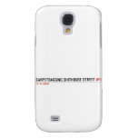 Carpetbagging Shithouse street  Samsung Galaxy S4 Cases