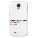 Vixen's Grape Lane  Avenue  Samsung Galaxy S4 Cases