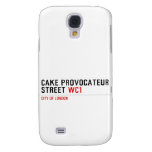 CAKE PROVOCATEUR  STREET  Samsung Galaxy S4 Cases