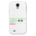 ISHMAEL MAKGAE MUSONA  Samsung Galaxy S4 Cases