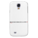 MOM SAYS NO DP WARNA RISTEY AA JAYENGE  Samsung Galaxy S4 Cases