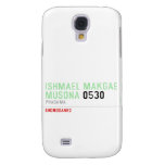 ISHMAEL MAKGAE MUSONA  Samsung Galaxy S4 Cases