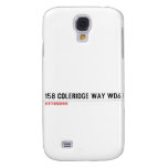 158 Coleridge Way  Samsung Galaxy S4 Cases