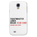 Toastmaster Lunch break  Samsung Galaxy S4 Cases
