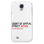 COURT OF APPEAL STREET  Samsung Galaxy S4 Cases