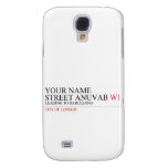 Your Name Street anuvab  Samsung Galaxy S4 Cases