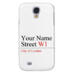 Your Name Street  Samsung Galaxy S4 Cases