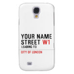 Your Name Street  Samsung Galaxy S4 Cases